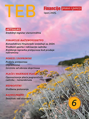 TEB-ov priručnik o porezima (TPP) - osnovno izdanje s dopunama - pretplata za 2025.